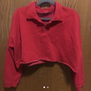 red Brandy Melville cropped top!